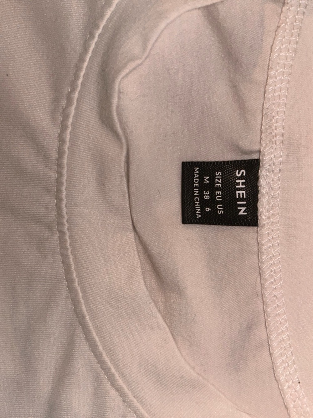 SHEIN White Ruffle Sleeve Tee - Picture 3 of 3